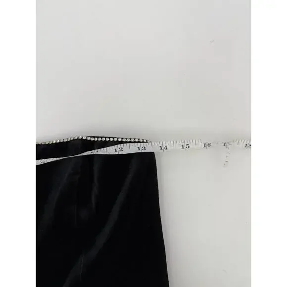 Meshki Elysia Rhinestone Black Strapless Mini Dress - Small - Picture 8 of 8